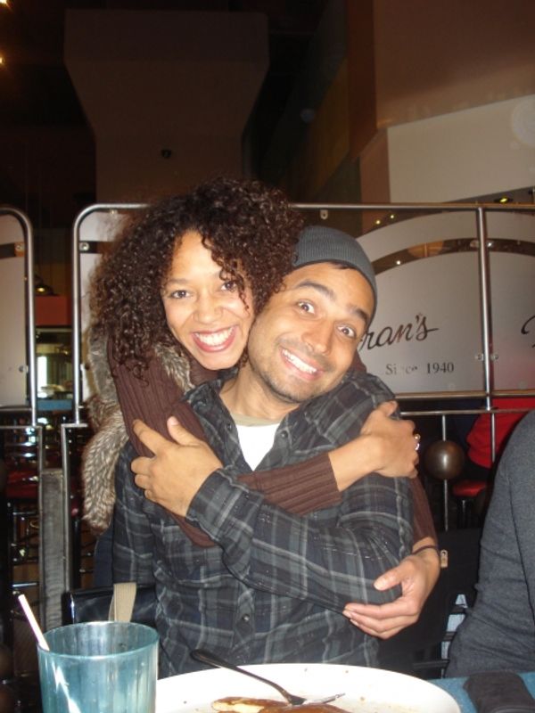 Andy Senor Jr and Dominique Roy reunited in Toronto
 Photo